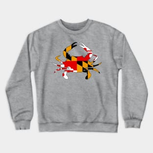 State Flag Crab (Gray) Crewneck Sweatshirt